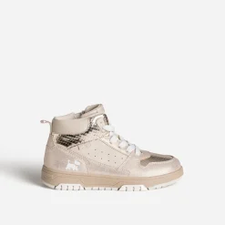 CHIPIE Baskets^Basket et dorée bi-matière BEIGE