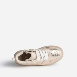 CHIPIE Baskets^Basket et dorée bi-matière BEIGE