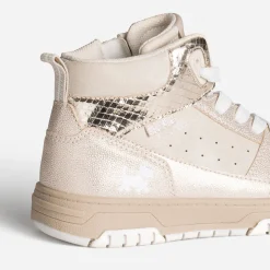 CHIPIE Baskets^Basket et dorée bi-matière BEIGE