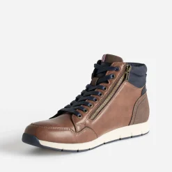 Eram Boots|Baskets/Tennis^Basket et marine COGNAC