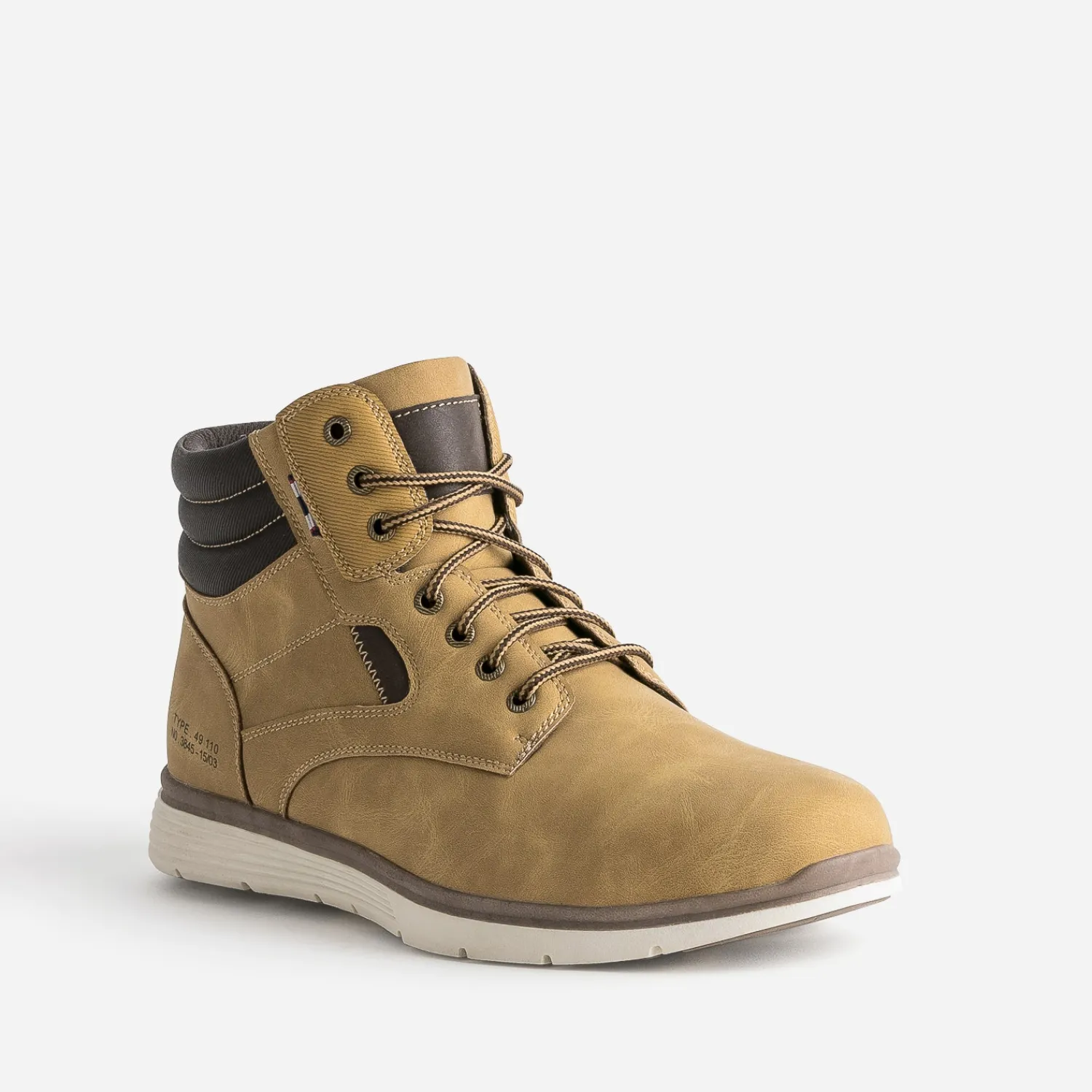 Eram Baskets/Tennis^Basket ocre et marron JAUNE