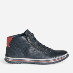 Eram Baskets/Tennis^Basket en cuir embossé MARINE