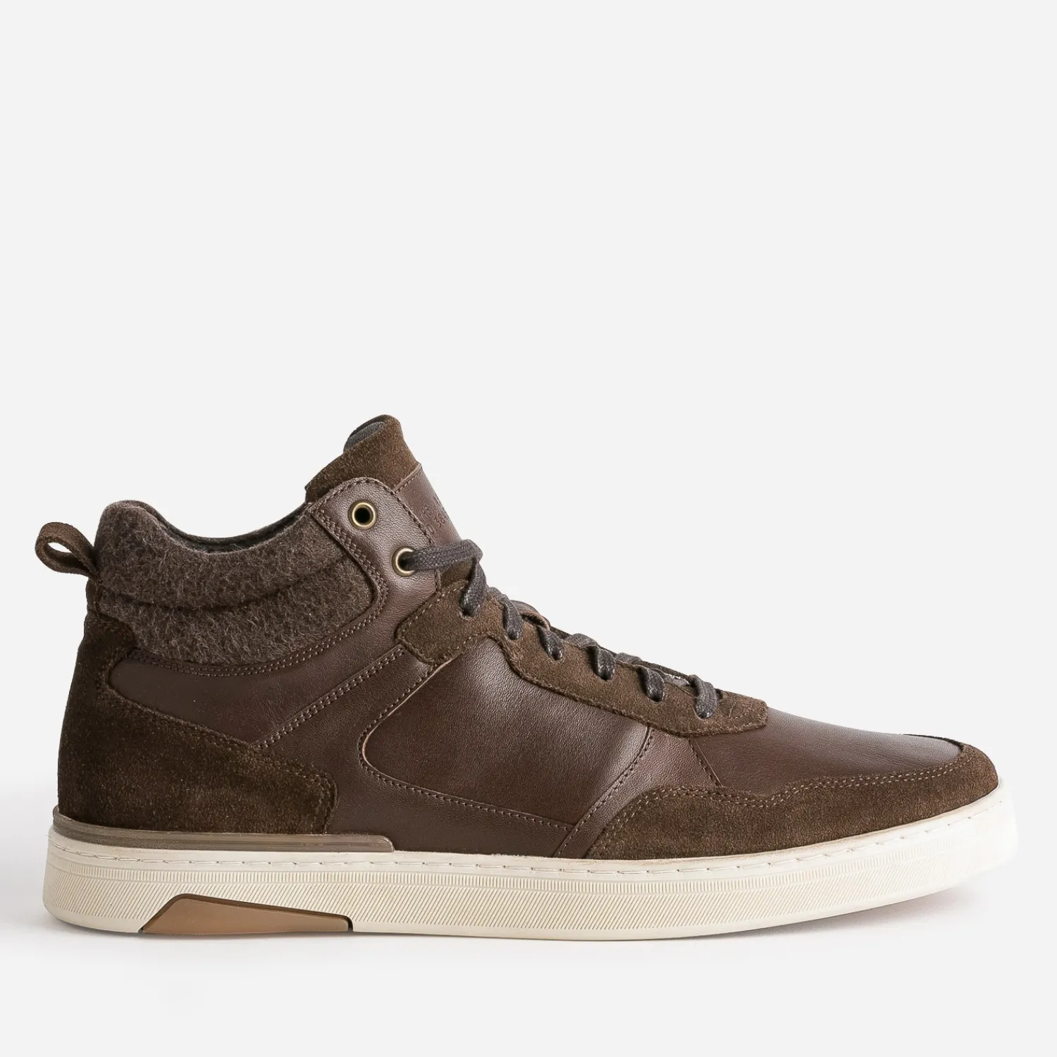 Eram Baskets/Tennis^Basket bi-matière MARRON