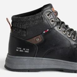 Eram Boots|Baskets/Tennis^Basket et textile chiné NOIR