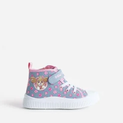 Pat Patrouille Baskets^Basket e toile fleurie BLEU