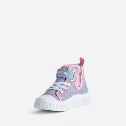 Pat Patrouille Baskets^Basket e toile fleurie BLEU