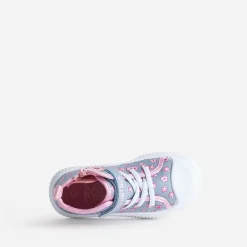 Pat Patrouille Baskets^Basket e toile fleurie BLEU