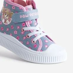 Pat Patrouille Baskets^Basket e toile fleurie BLEU