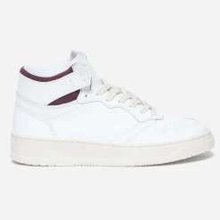 Eram Baskets^Basket TEXTO he et bordeaux BLANC