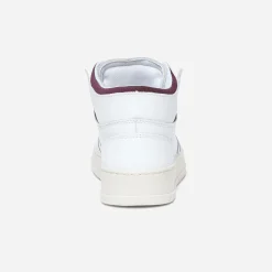 Eram Baskets^Basket TEXTO he et bordeaux BLANC