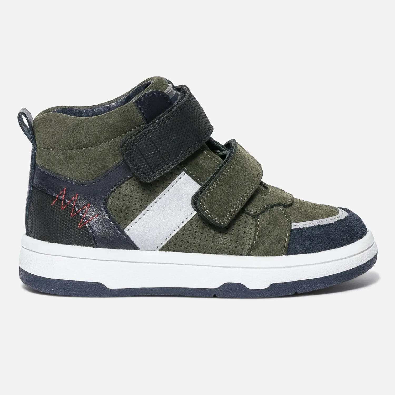 Buggy Chaussures Montantes^Baskets kaki à double scratchs VERT