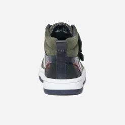 Buggy Chaussures Montantes^Baskets kaki à double scratchs VERT