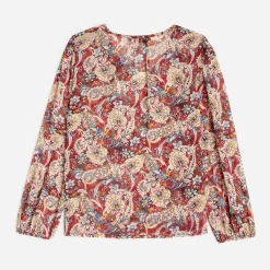 Texto Chemises & Blouses^Blouse à imprimé cachemire floral ROUGE