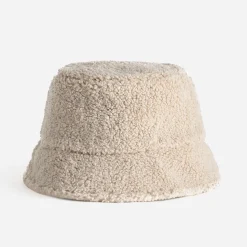 Eram Chapeaux, Bonnets & Casquettes^Bob réversible clair velours côtelé fourré BEIGE