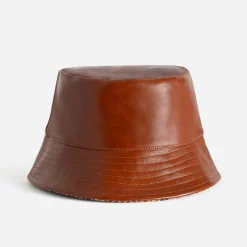 Eram Chapeaux, Bonnets & Casquettes^Bob réversible cognac et carreaux CAMEL