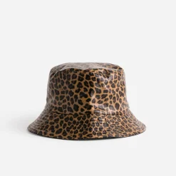 Eram Chapeaux, Bonnets & Casquettes^Bob réversible motif léopard et noir CAMEL