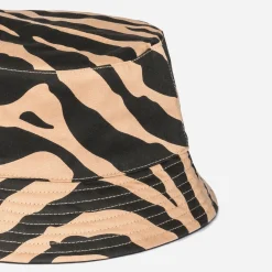 Texto Chapeaux, Bonnets & Casquettes^Bob réversible motif zèbre et noir BEIGE