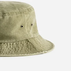 Texto Chapeaux, Bonnets & Casquettes^Bob vert délavé ORANGE