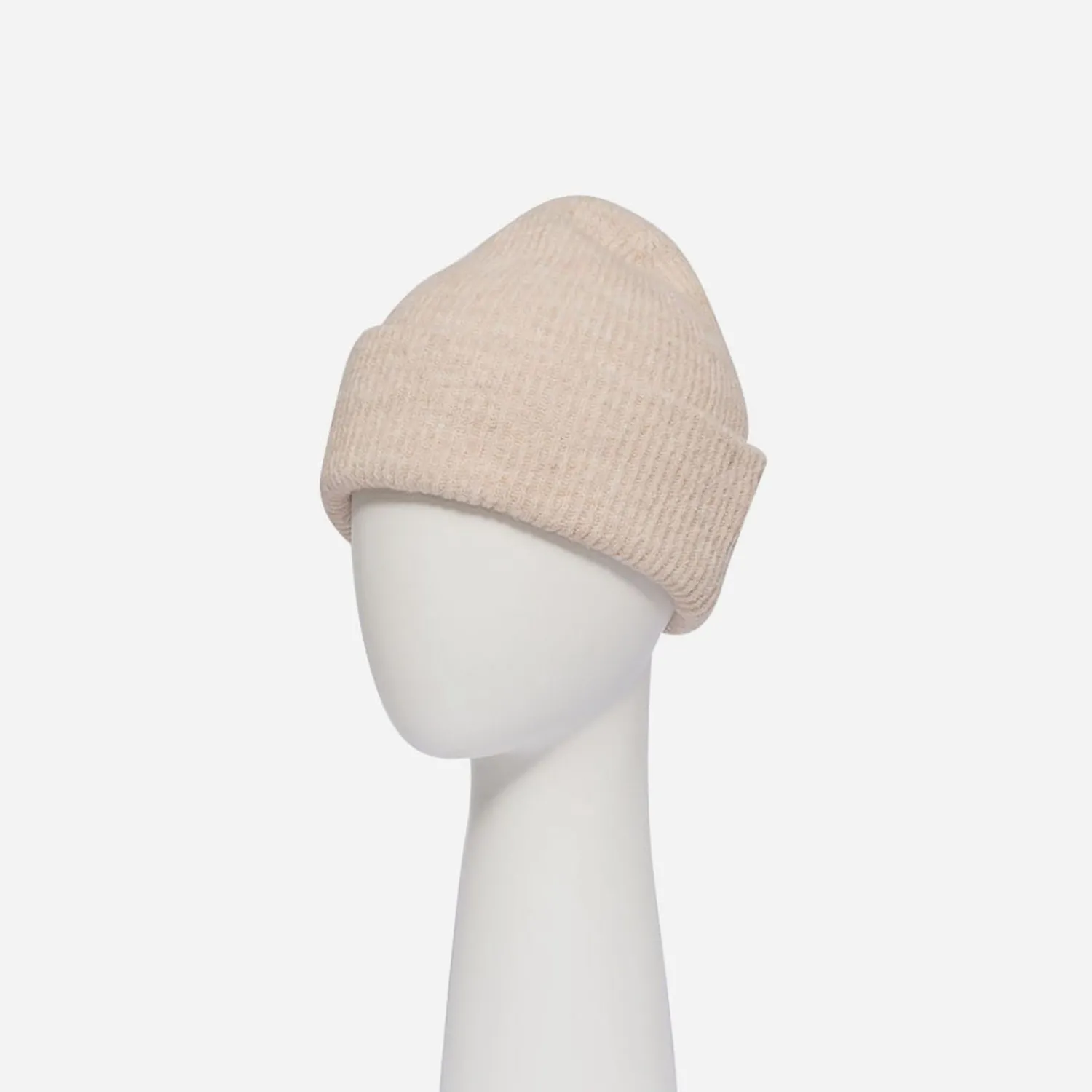 Eram Chapeaux, Bonnets & Casquettes^Bonnet en maille côtelée à revers BEIGE