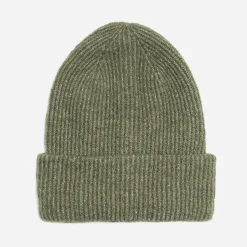Eram Chapeaux, Bonnets & Casquettes^Bonnet en maille côtelée à revers KAKI