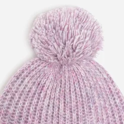 Eram Bonnets & Écharpes^Bonnet parme tricot à pompon VIOLET