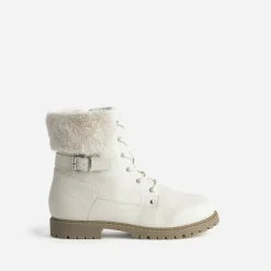 Buggy Boots^Boots à lacet fourré BEIGE
