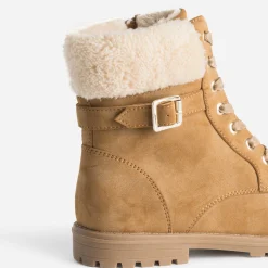 Buggy Boots^Boots à lacet suédé CAMEL