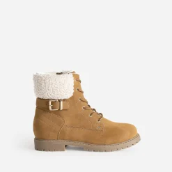 Buggy Boots^Boots à lacet fourré CAMEL
