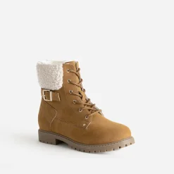 Buggy Boots^Boots à lacet fourré CAMEL