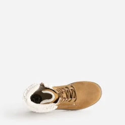 Buggy Boots^Boots à lacet fourré CAMEL