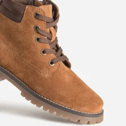 Buggy Chaussures Montantes^Boots à lacet cognac cuir velours CAMEL