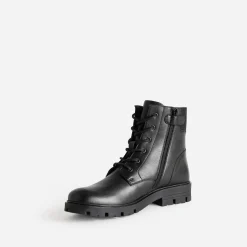 Buggy Boots^Boots à lacet en cuir NOIR