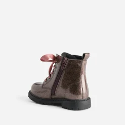 Buggy Boots^Boots à lacet pailleté à lacet ruban ROSE