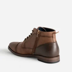 Eram Boots^Boots à lacet bout droit CAMEL