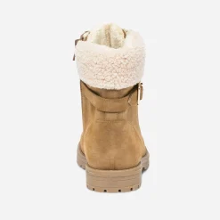 Eram Boots^Boots à lacet fourré CAMEL
