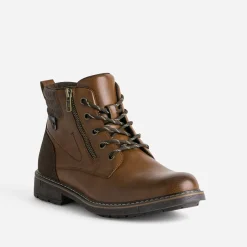 Eram Boots^Boots à lacet cognac MARRON