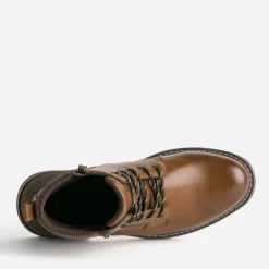 Eram Boots^Boots à lacet cognac MARRON