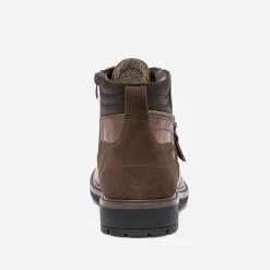 Eram Boots^Boots à lacet avec zip COGNAC