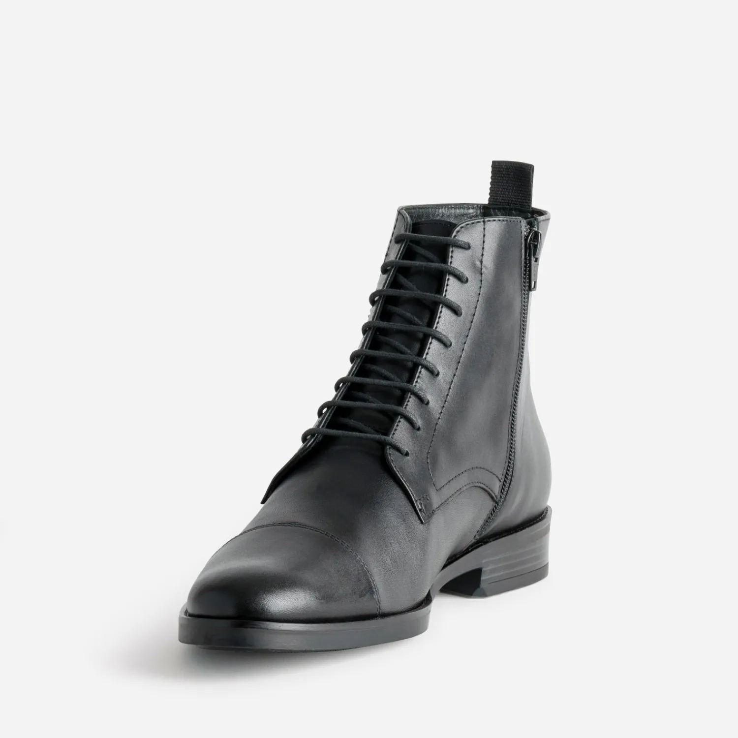 Eram Flex Boots^Boots à lacet cuir NOIR