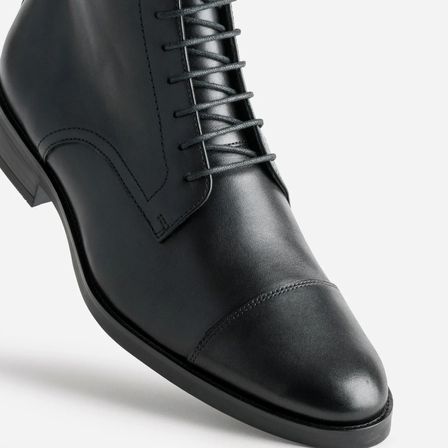 Eram Flex Boots^Boots à lacet cuir NOIR