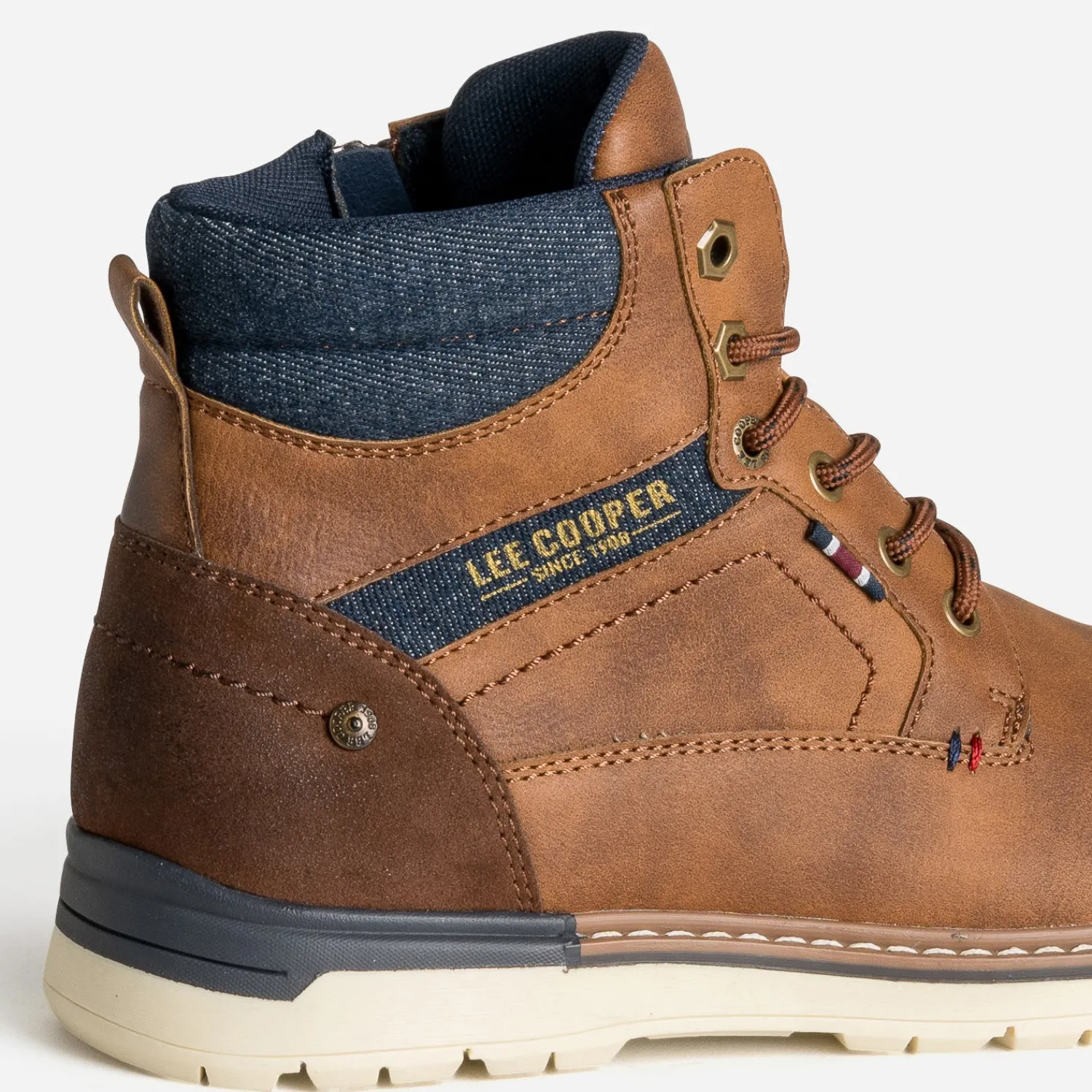 Lee Cooper Boots^Boots à lacet MARRON