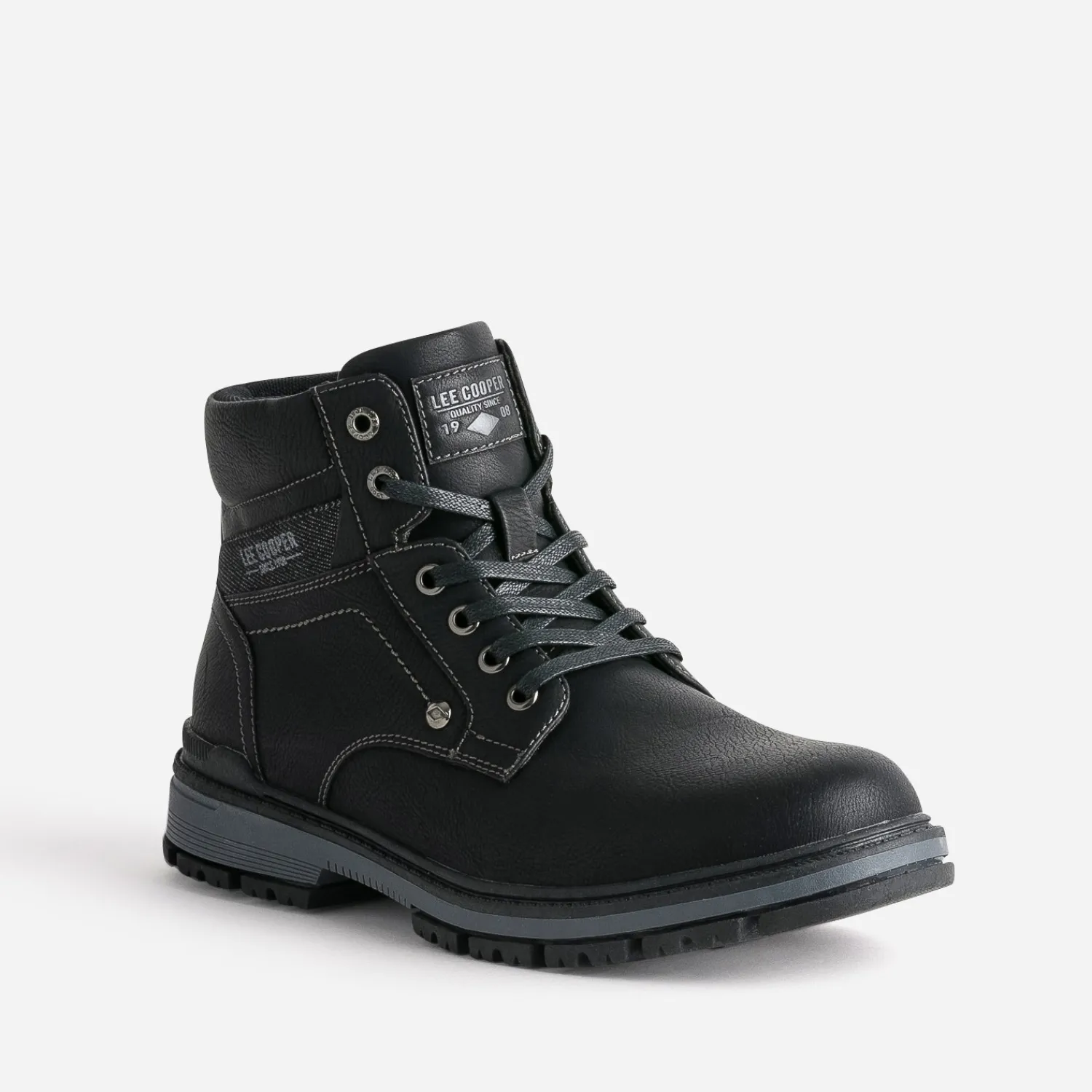 Lee Cooper Boots^Boots à lacet NOIR