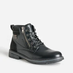 Eram Boots^Boots à lacet NOIR