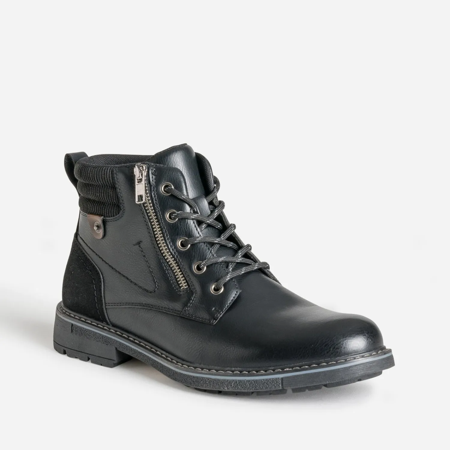 Eram Boots^Boots à lacet NOIR