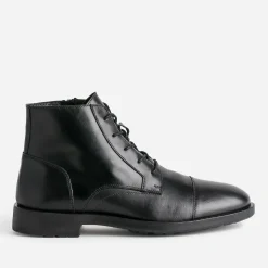 Eram Boots^Boots à lacet cuir NOIR