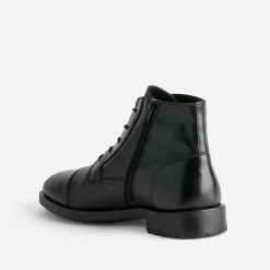 Eram Boots^Boots à lacet cuir NOIR