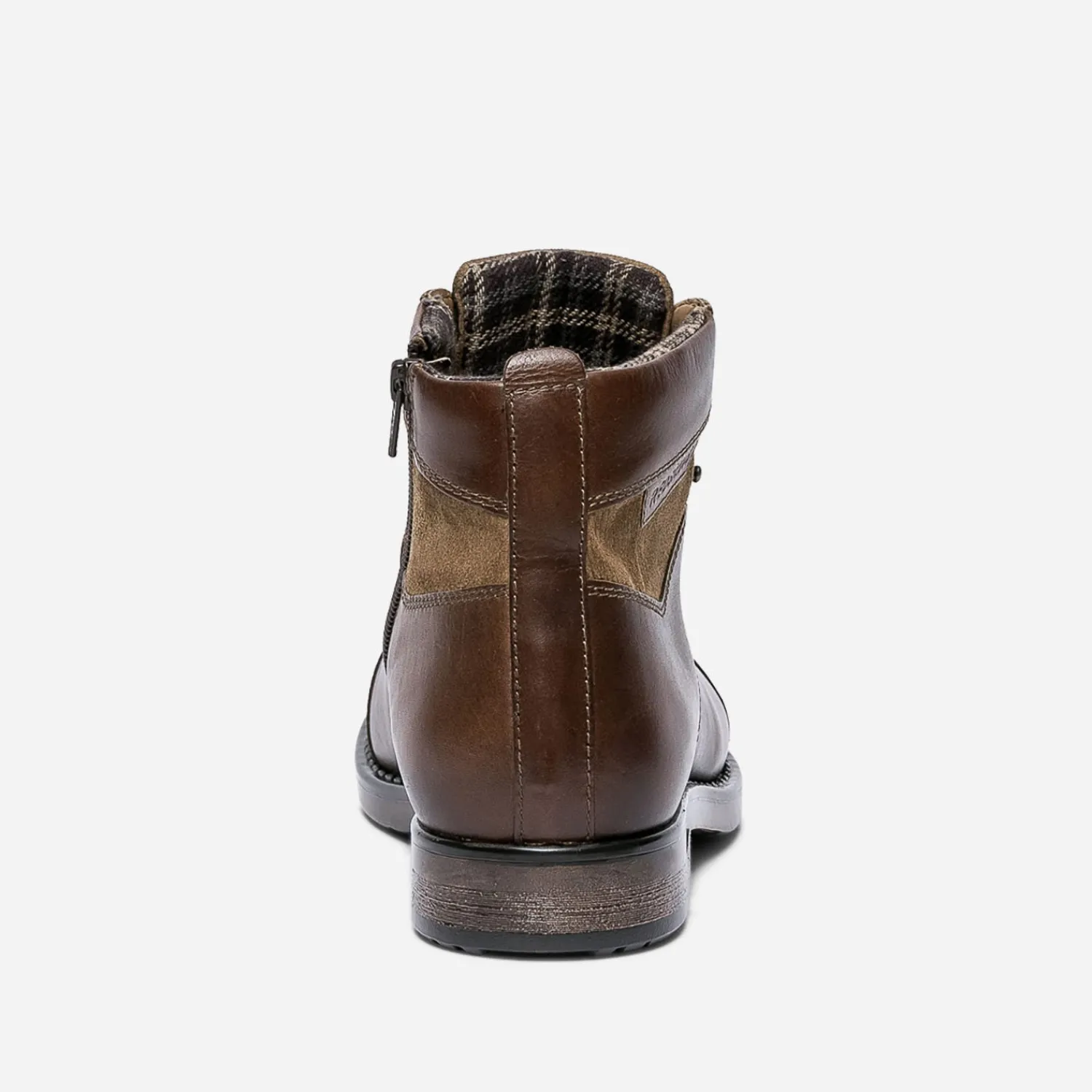 Redskins Boots^Boots à lacet marron en cuir COGNAC