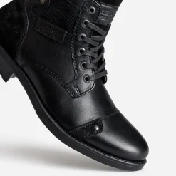 Redskins Boots^Boots à lacet en cuir NOIR