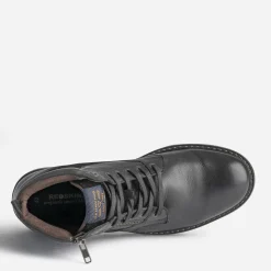 Redskins Boots^Boots à lacet en cuir NOIR