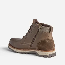 Tbs Boots^Boots à lacet marron en cuir COGNAC